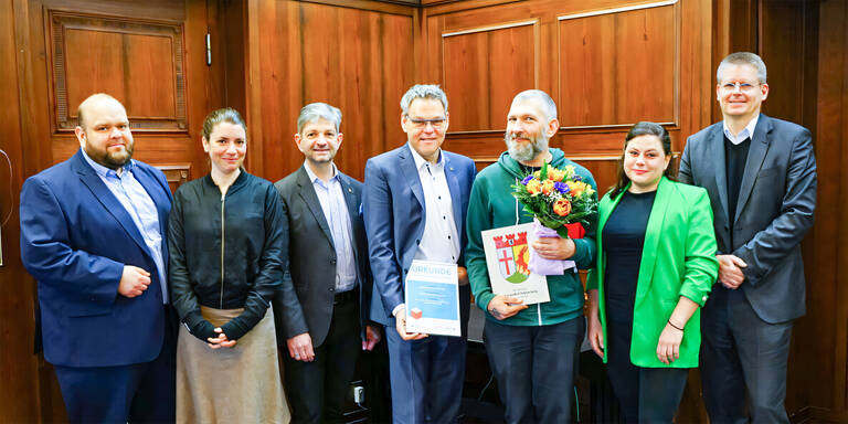 Von links nach rechts: Matthias Steuckardt, Saskia Ellenbeck, Oliver Schworck, Jörn Oltmann, Ulrich Binner, Eva Majewski und Tobias Dollase. Foto: BA TS