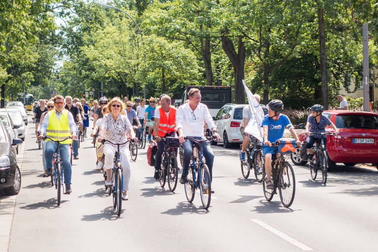 Für die Dahlem-Route kräftig in die Pedale treten.