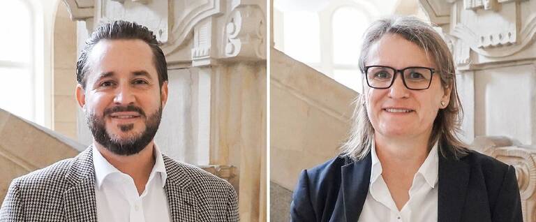 Simon Hertel und Astrid Duda. Foto: BA CW