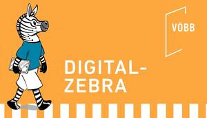 Mit dem „Digital-Zebra“ fördern Berliner Bibliotheken die digitale Inklusion und Teilhabe.