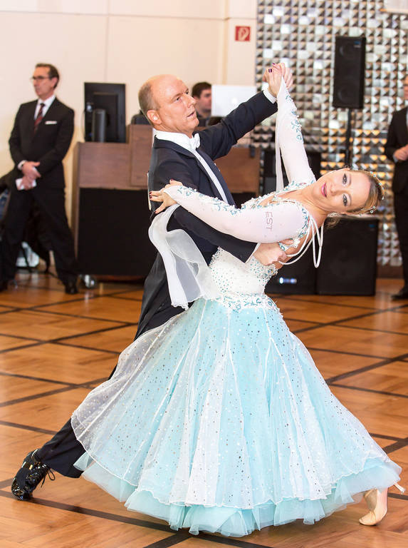 Götz Moser und Alexandra Mudrack (Blau-Weiss Berlin e. V.), Vizelandesmeister 2017 Senioren II A. Foto: Tanzfoto René Bolcz