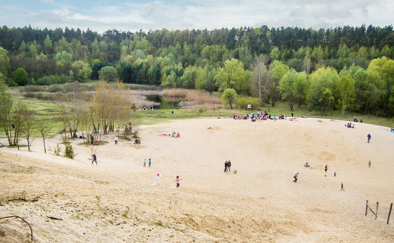 Die 1983 stillgelegte Sandgrube ist heute ein Paradies für Mensch und Natur.
