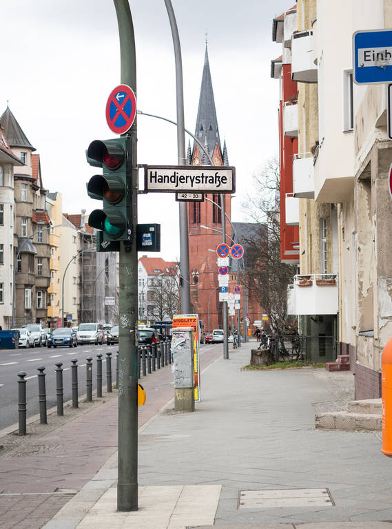 Handjerystraße in Friedenau.