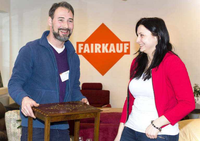 Für Store Manager Mario Luhm steht der Mensch an erster Stelle. Foto USE