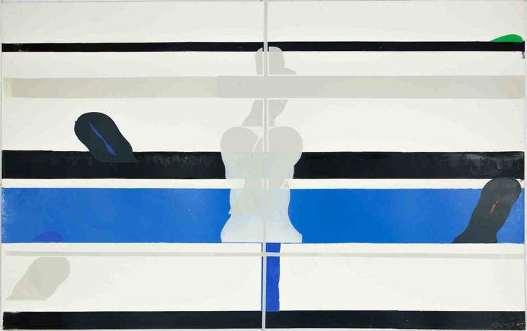 Achim Freyer, o.T., 1969, Acryl auf Karton, 60 x 100 cm, © Achim Freyer und VG Bild-Kunst, Bonn 2017. Foto: Ulrich Freyer