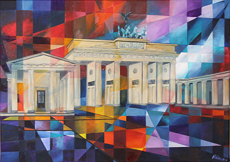 Das Brandenburger Tor, Bild von Angelika Watteroth, wird im AETKA Communication Center ausgestellt.