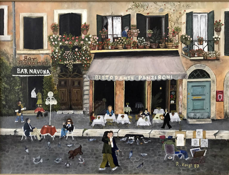 „Piazza Navona“ von Regina Voigt.