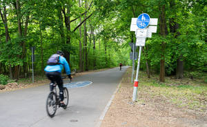 Künftig noch schneller mit dem Rad in die City fahren - der Kronprinzessinnenweg soll Teil einer Radschnellverbindung werden.