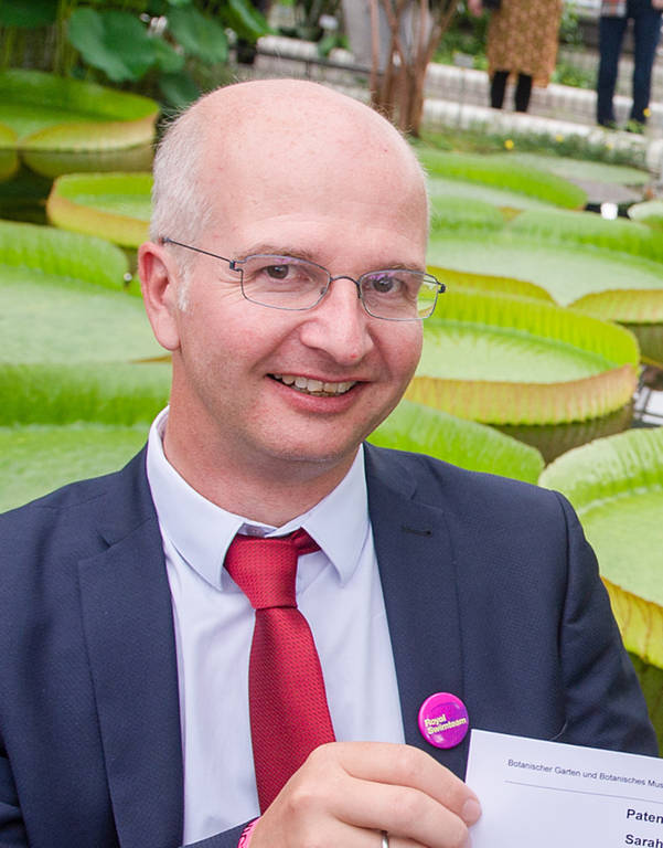 Prof. Dr. Thomas Borsch bei der Wiedereröffnung des Victoriahauses.  Foto: Bernd Wannenmacher