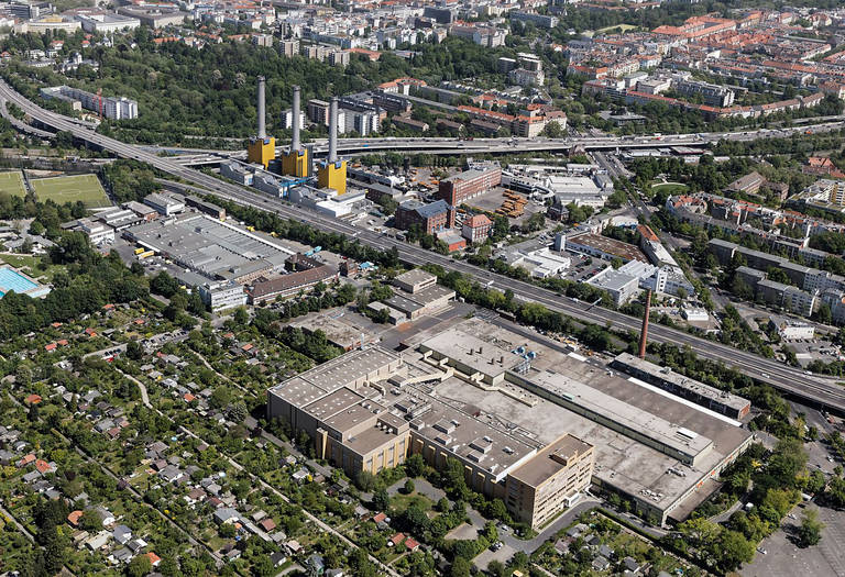 Auf dem Gelände der ehemaligen Zigarettenfabrik in Schmargendorf sollen tausende neue Arbeitsplätze entstehen.Foto: Die Wohnkompanie Berlin