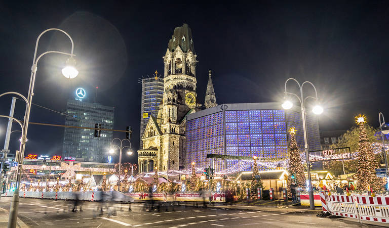 Bereits am 25. November beginnt der City-Weihnachtsmarkt an der Kaiser-Wilhelm-Gedächtniskirche.