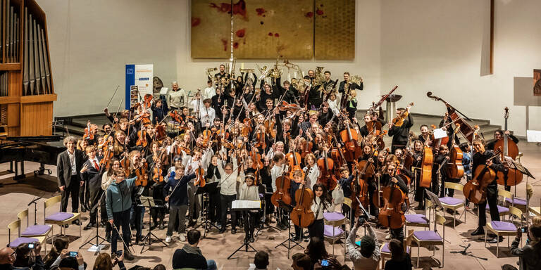 Die Orchesterschule der Leo Kestenberg Musikschule. Bild: Axel Bringenberg