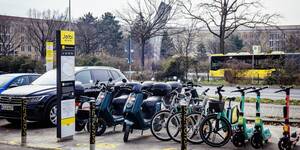 Die neue Jelbi-Station am Platz der Luftbrücke. Foto: BVG, Elke Stamm
