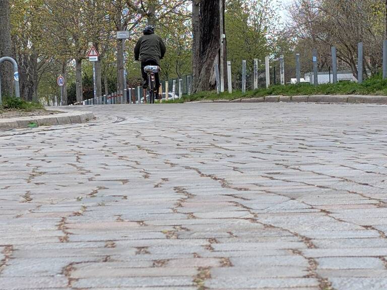 Das gefräste Kopfsteinpflaster bietet mehr Fahrkomfort. Foto: Bezirksamt Tempelhof-Schöneberg, Ulrike Harbort