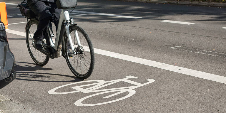 Sicher auf dem Fahrrad durch gutes Training.