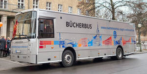 Seit Januar ist der Bücherbus umweltfreundlich unterwegs.