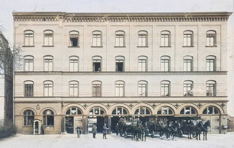 Die Hauptfeuerwache, Alt-Lietzow vor 1900.