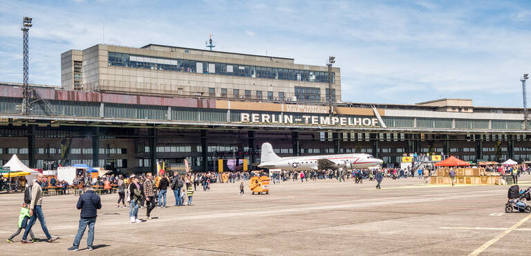 Auch der Flughafen Tempelhof kann am Tag des offenen Denkmals besichtigt werden.