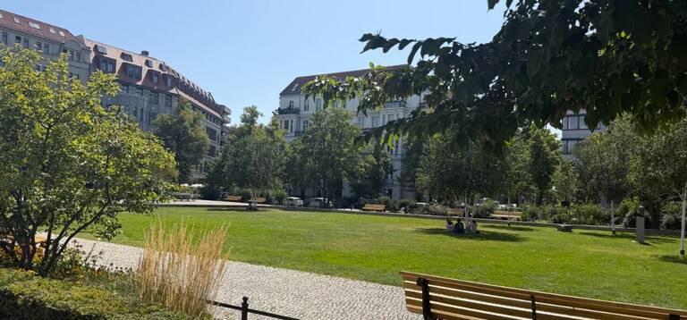 Im September gibt es wieder Spaziergänge rund um den Steinplatz. Foto: BACW/von Kentzinsky