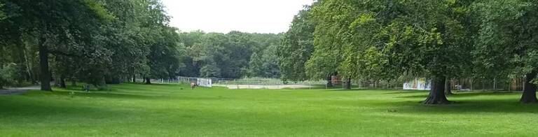Zentrale Wiese im Volkspark. Foto: BACW