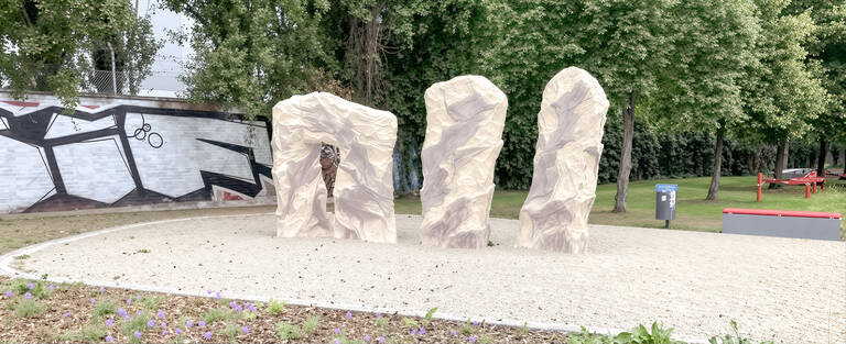Am Rundweg um die Mierendorffinsel kann künftig geklettert werden. Foto: BACW/Özis