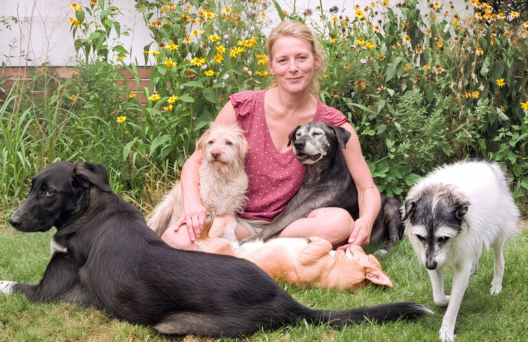 Mit Christine Meinhardt fing alles an. Foto: Verein Ein Freund fürs Leben