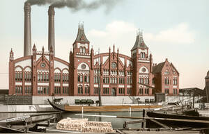 Elektrizitätswerk Charlottenburg um 1902.