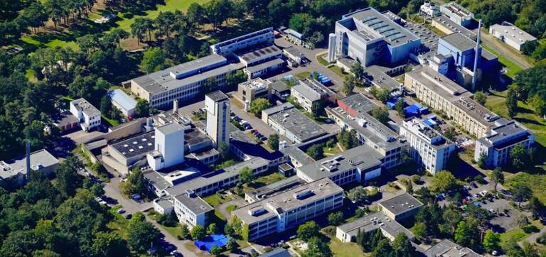Luftbild HZB Campus Berlin-Wannsee (September 2023)  Foto: HZB / Dirk Laubner