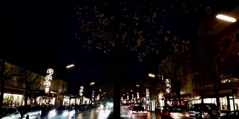 Schmargendorf in weihnachtlichem Glanz. Foto: BACW