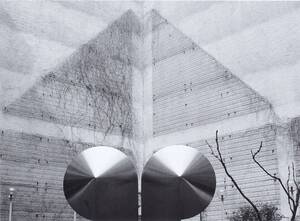 Efraim Habermann, Hof in Charlottenburg, 1984, C-Print. Foto: Efraim Habermann