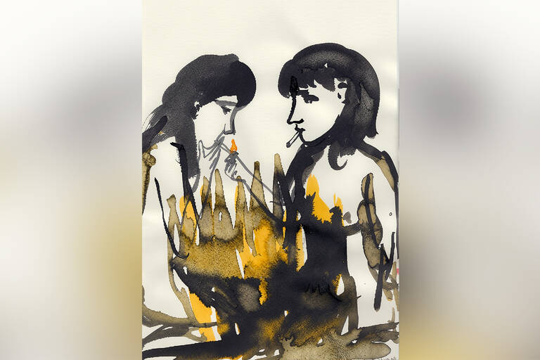 Ohne Titel aus der Serie My body is my studio von Niina Lehtonen Braun.