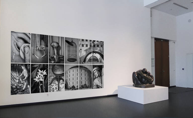 Ausstellungsvisualisierung Rainer Wölzl