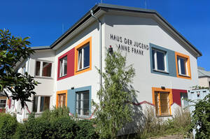 Haus der Jugend Anne Frank an der Mecklenburgische Stra&szlig;e. Foto: BACW