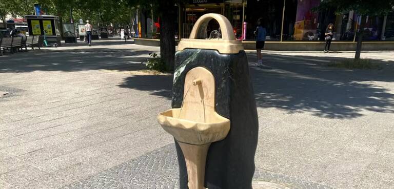 Der Treffpunkt ist am Wiener Trinkbrunnen. Foto: BACW