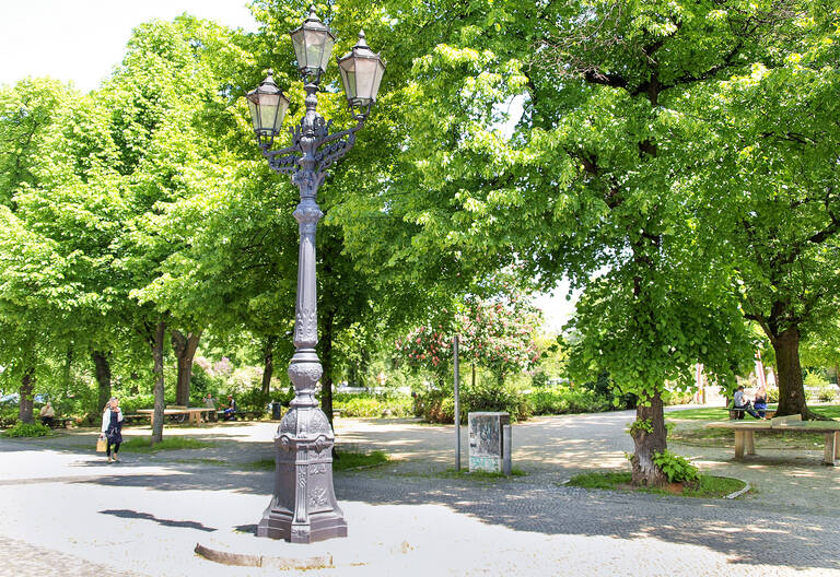 Der Klausenerplatz als Ort der Entspannung und Kiezfeste. Foto: Jacqueline Lorenz