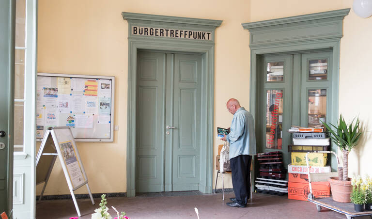 Der Bürgertreffpunkt ist künftig barrierefrei zugänglich.