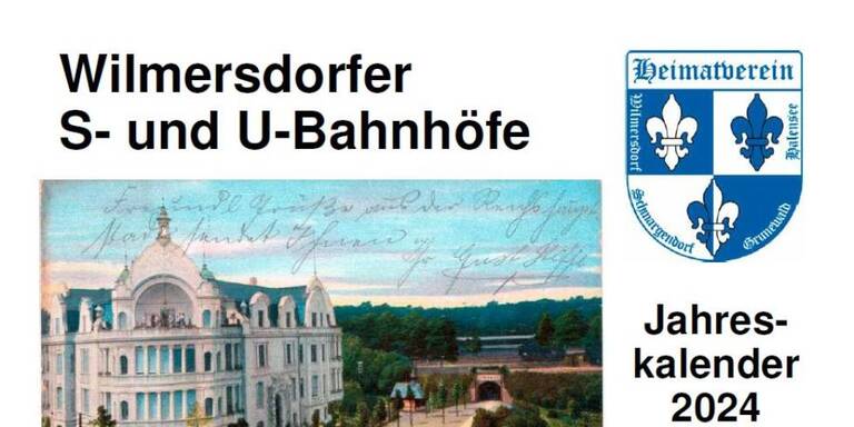 Kalender 2024 vom Heimatverein Wilmersdorf Foto: BACW
