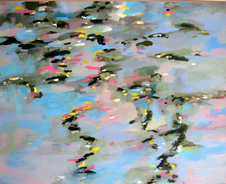 Reflektion Indien, Öl auf Leinwand, 2008