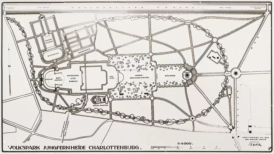 Plan Volkspark Jungfernheide
