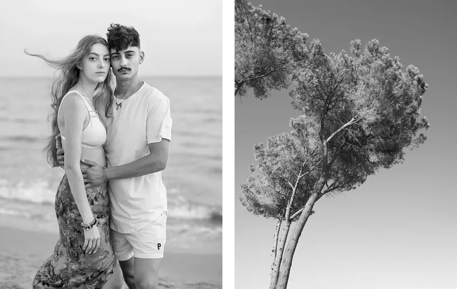 Tecla & Gioele, Donnalucata + Pini, Madonie 2024, aus der Serie Sicilia. Foto: Loredana Nemes