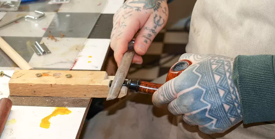 Herstellung einer Pfeife