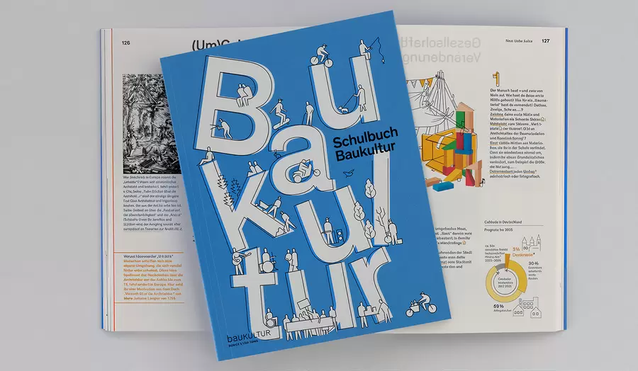 Schulbuch Baukultur. Foto: BSBK