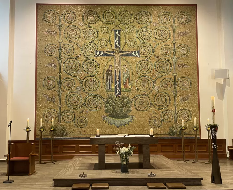 Lebensbaum-Mosaik. Foto: Patrick Thomas