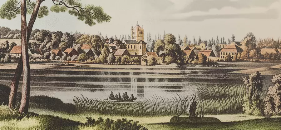 Stolpe um 1860. Archiv HVZ