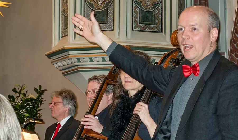 Thomas Lamp, erster Leiter des Orchesters, 2007 in der Auenkirche. Foto: privat