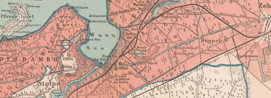Karte von 1893.