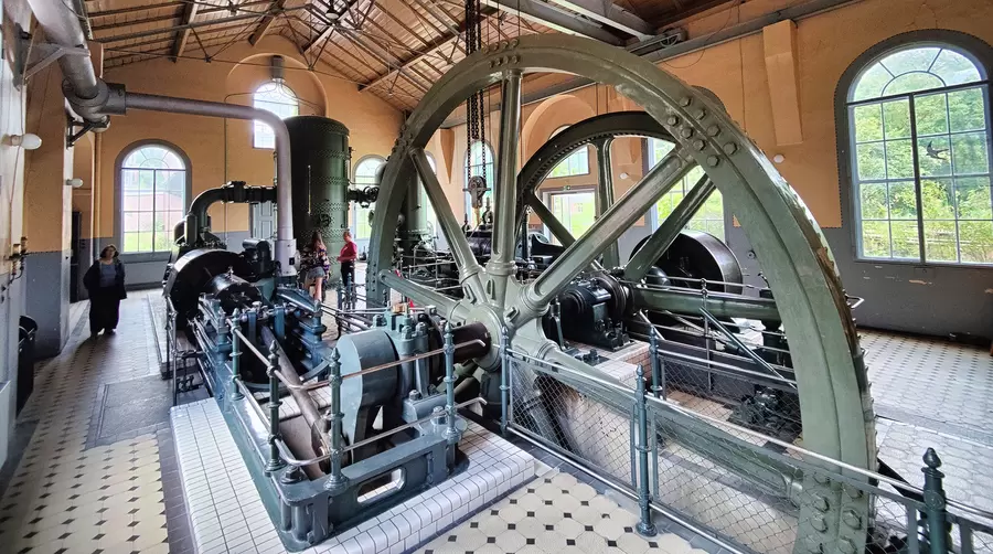 Kesselhaus im Ökowerk.