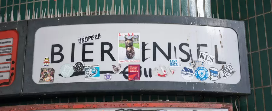 Schild Bierpinsel
