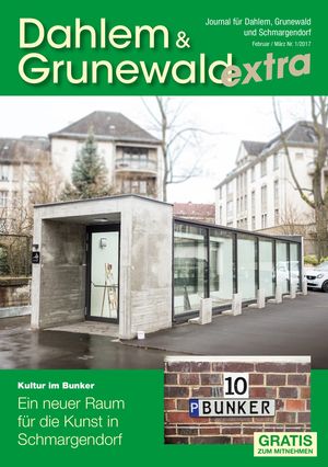 Titelbild Dahlem & Grunewald Journal 1/2017