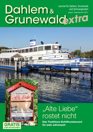 Titelbild Dahlem & Grunewald Journal 4/2017